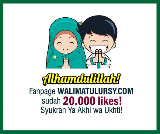 fanpage walimatulursy.com 20.000