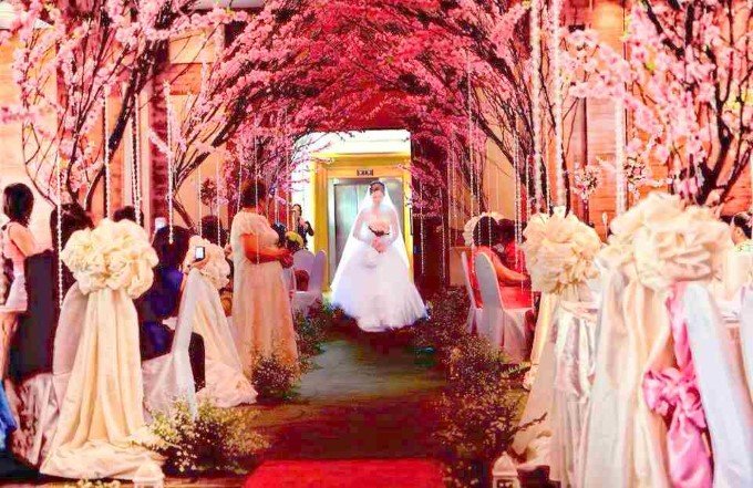 Dekorasi Pernikahan Cherry Blossom Theme 1 Pict